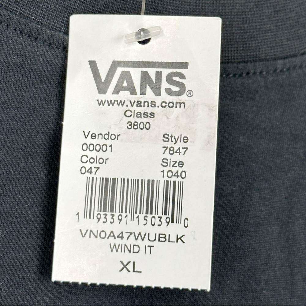 Vans Wind It Cropped Rainbow Graphic Long Sleeve Top Size X-Large Women - Picture 12 of 12